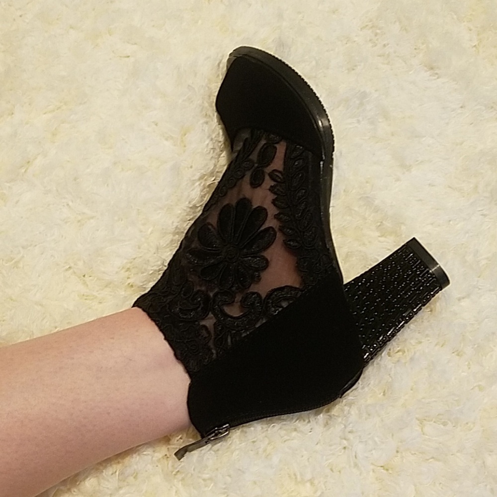 Black booties